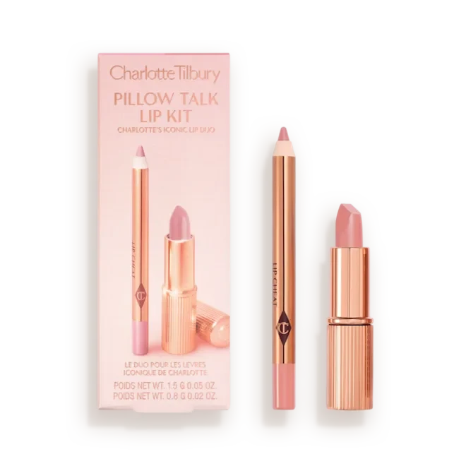 Charlotte Tilbury pillow talk lip kit fair